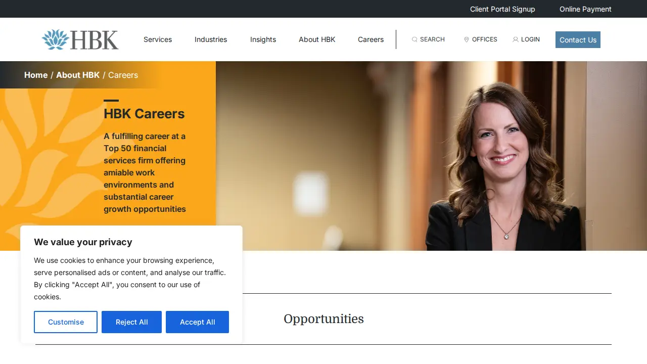 HBK CPAs & Consultants page