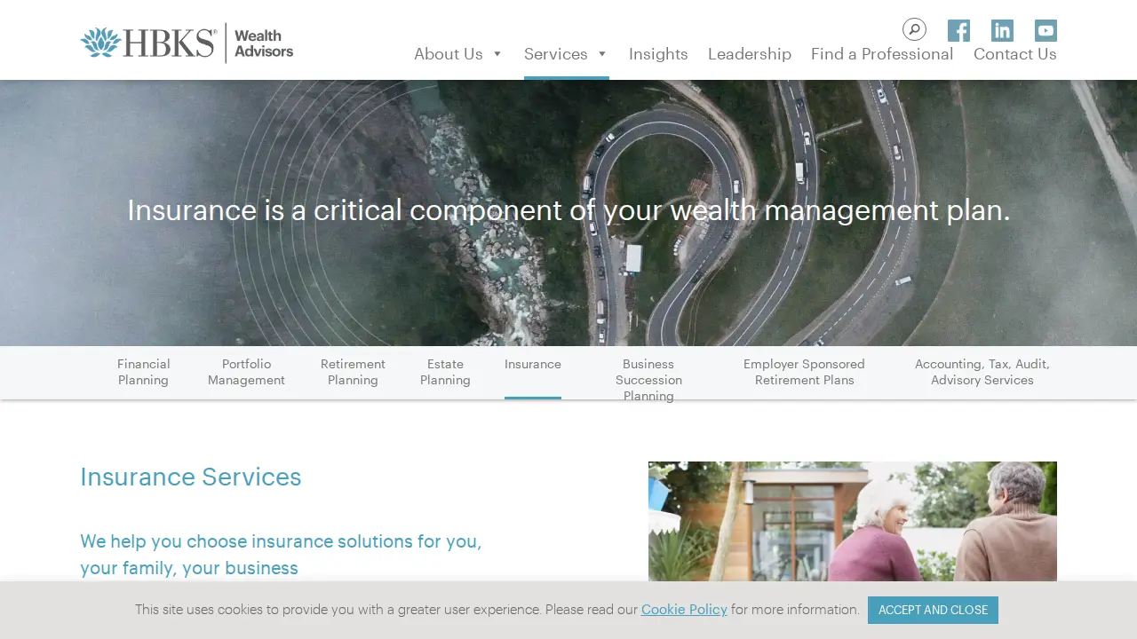 HBKS Wealth Advisors page