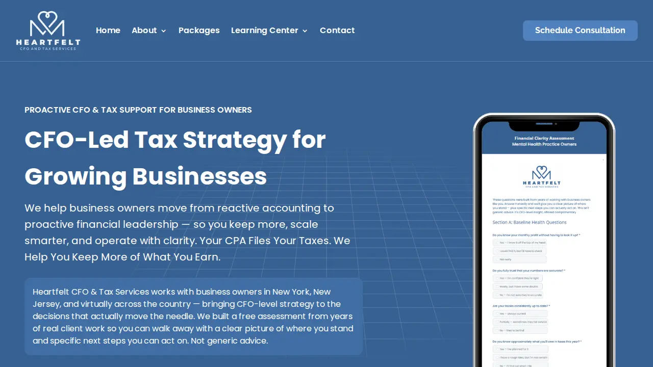 Heartfelt CFO & Tax Services