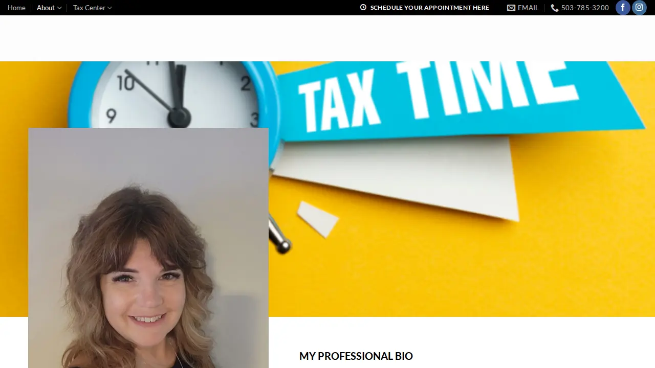Heather's Tax Service and More page