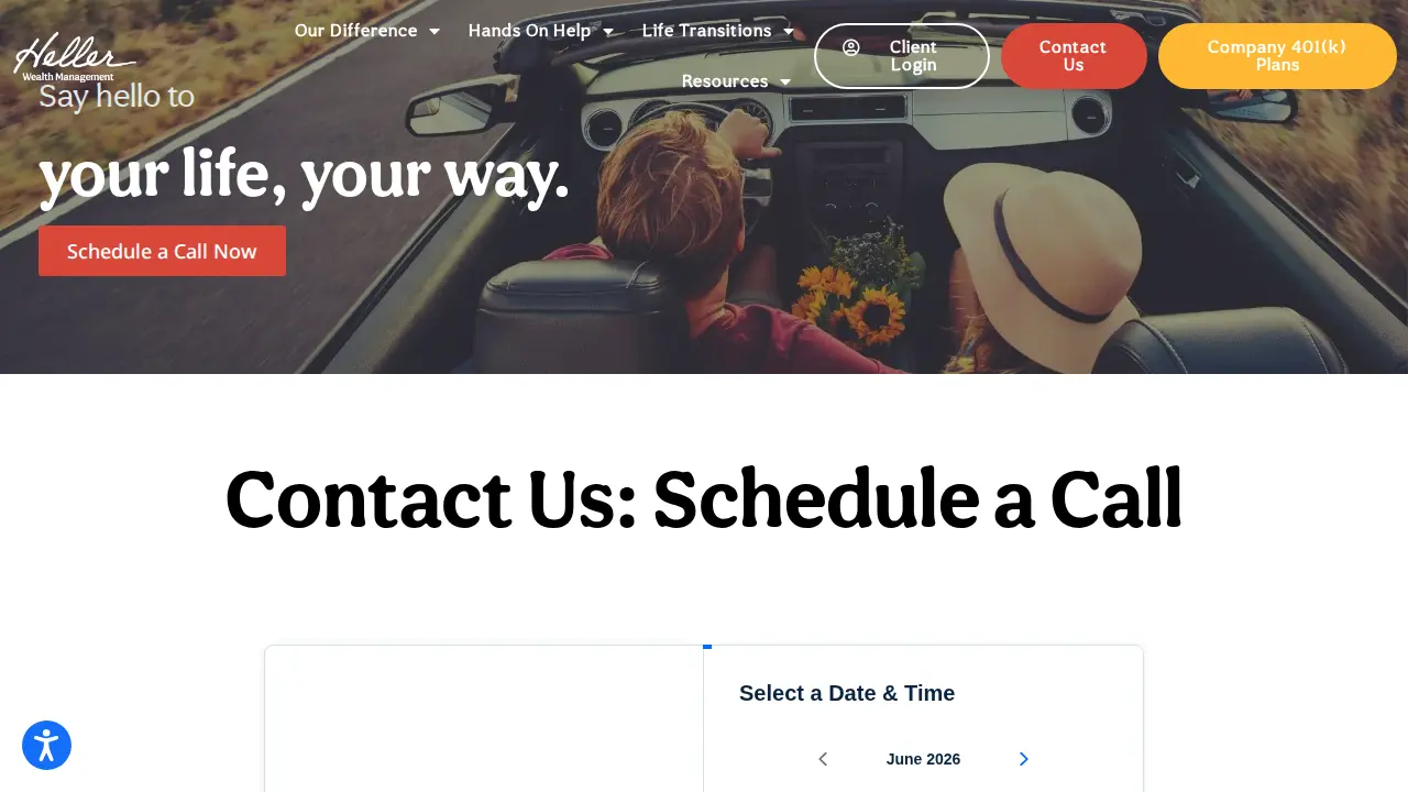 Heller Wealth Management page