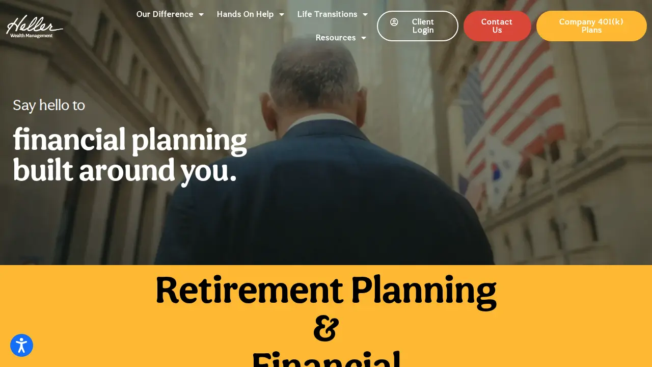 Heller Wealth Management page