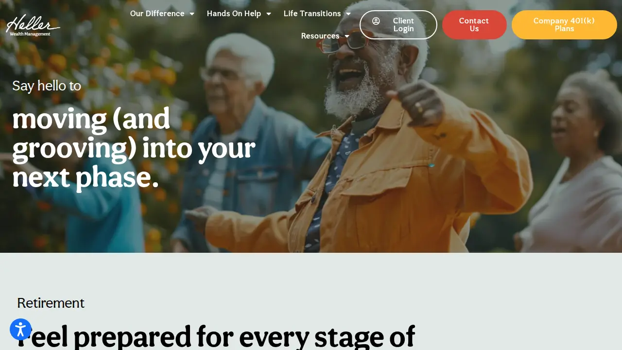 Heller Wealth Management page