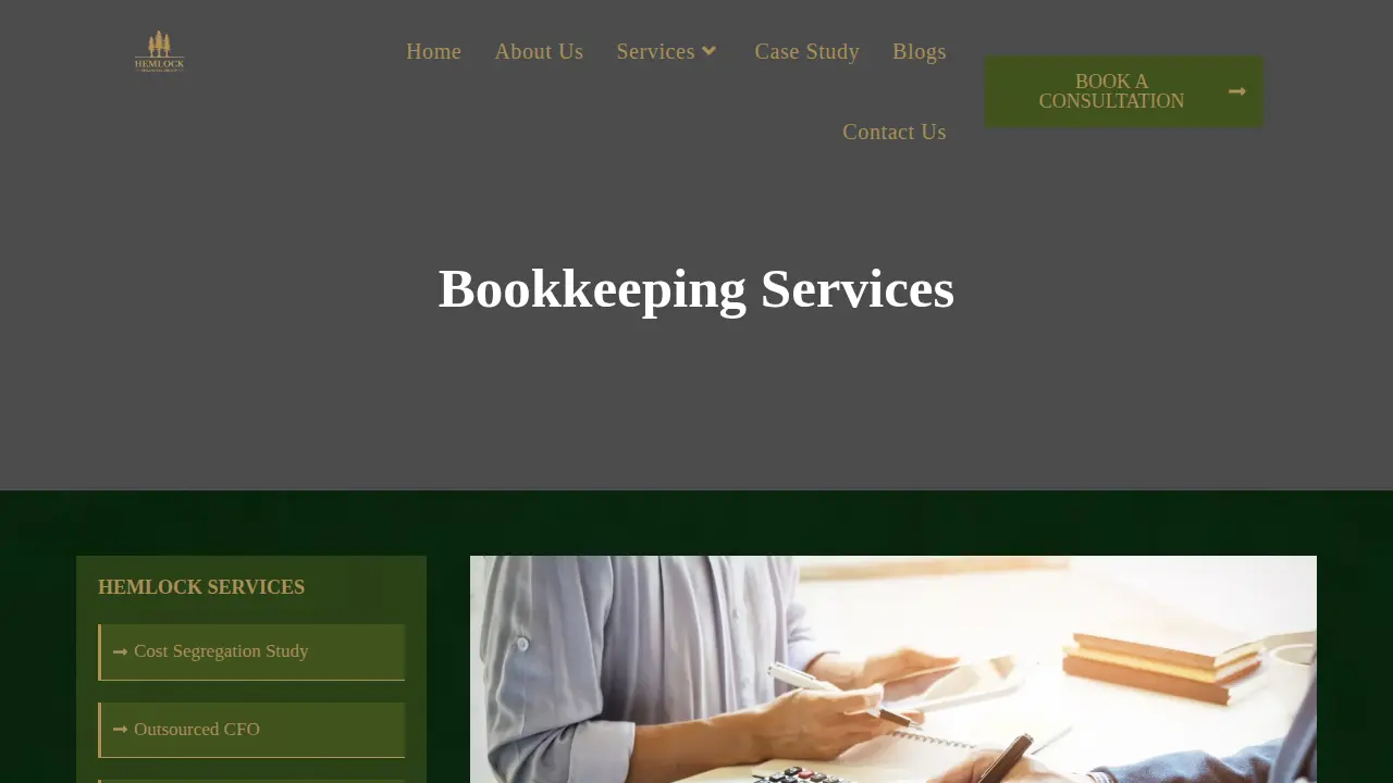 Hemlock Tax page