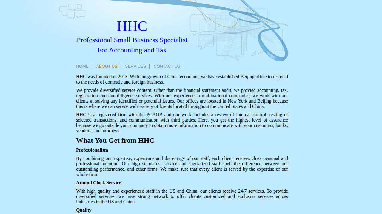 HHC page