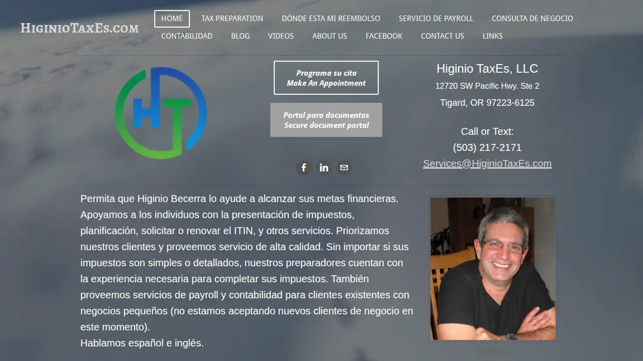 Higinio TaxEs LLC