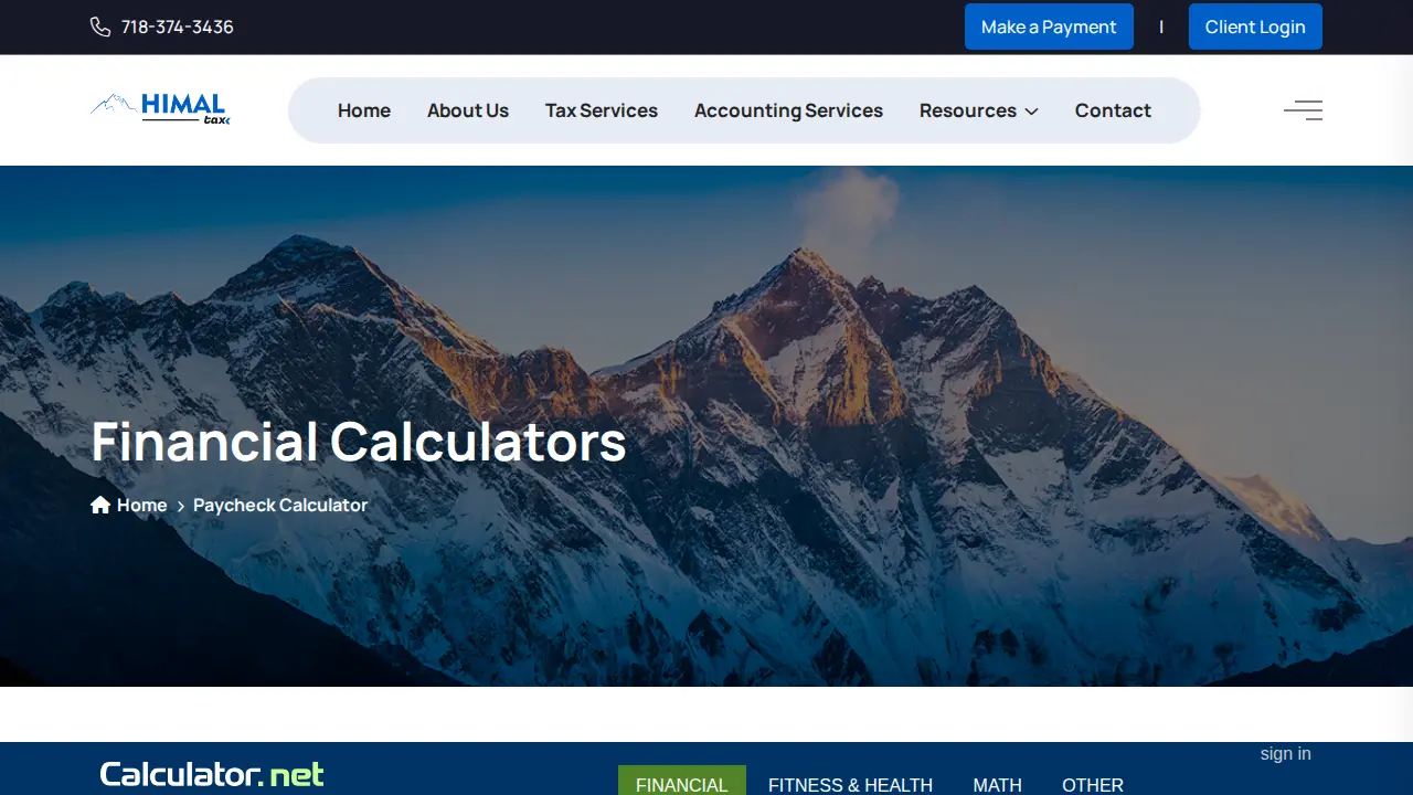 HIMAL TAX LLC page