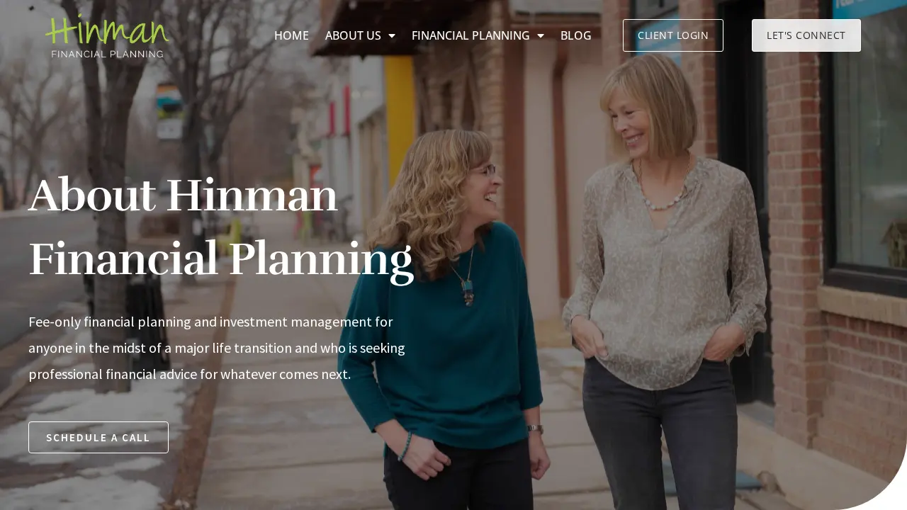 Hinman Financial Planning, Inc. page