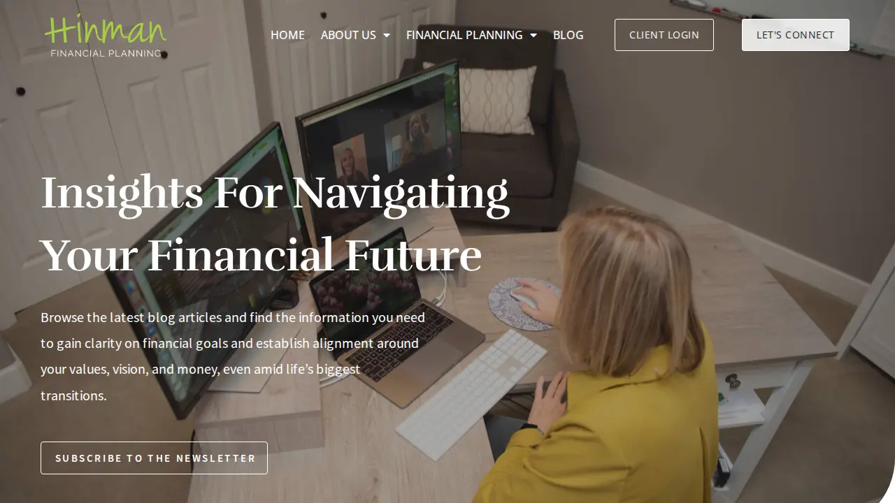 Hinman Financial Planning, Inc. page