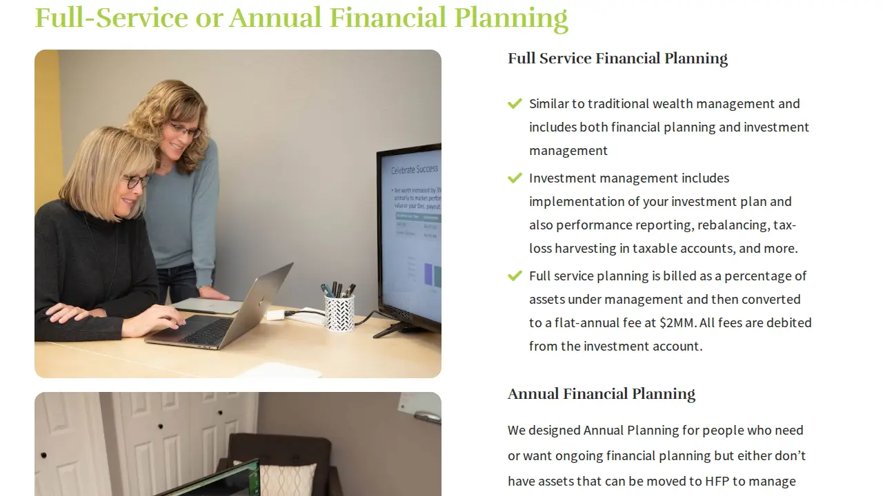 Hinman Financial Planning, Inc. page