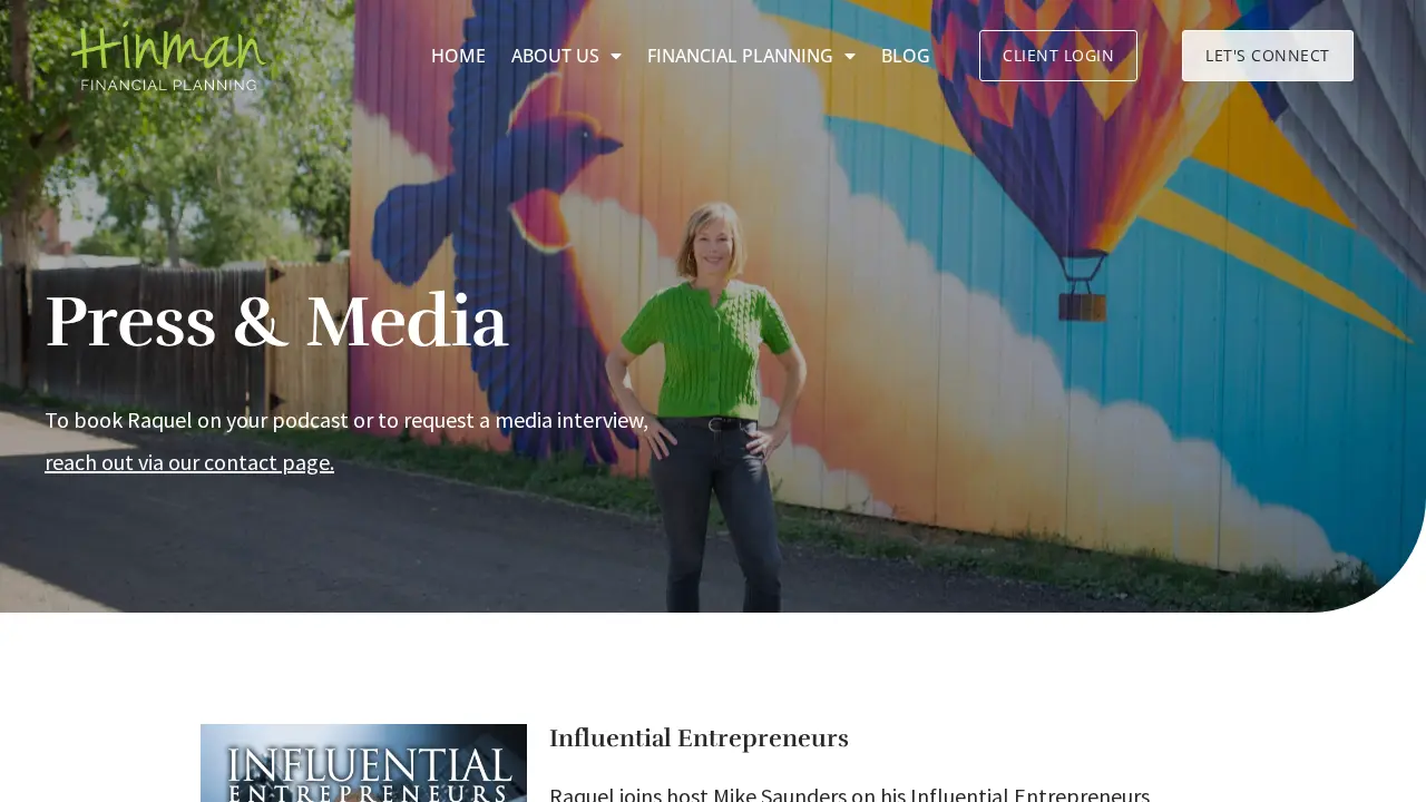 Hinman Financial Planning, Inc. page
