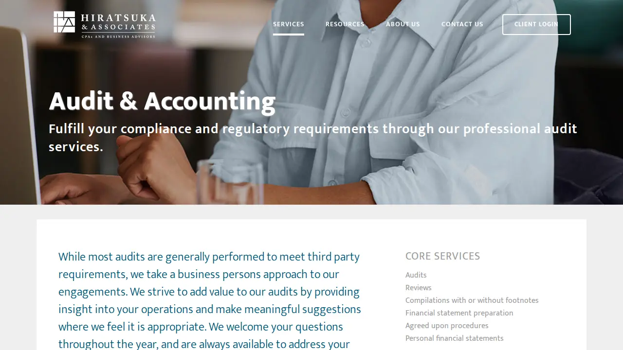 Hiratsuka & Associates, LLP page