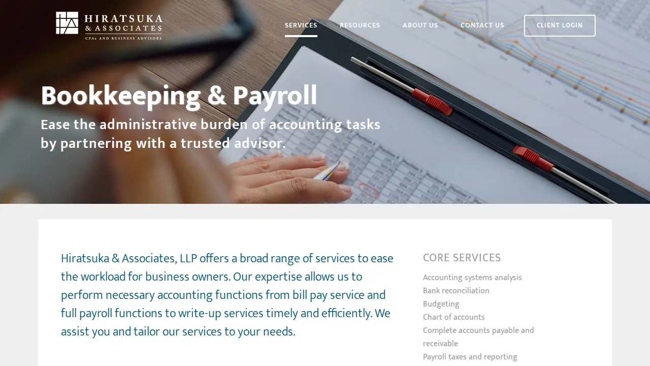 Hiratsuka & Associates, LLP page