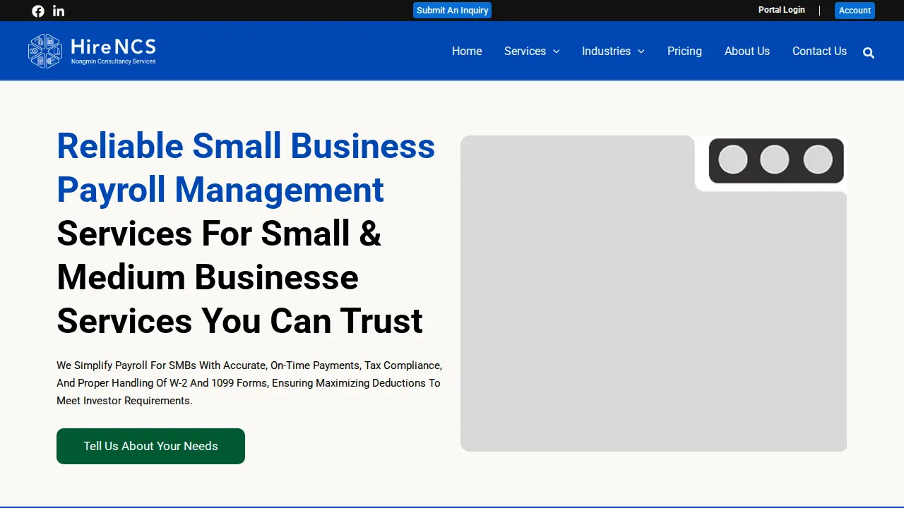 Nongmin Consultancy Services Inc page