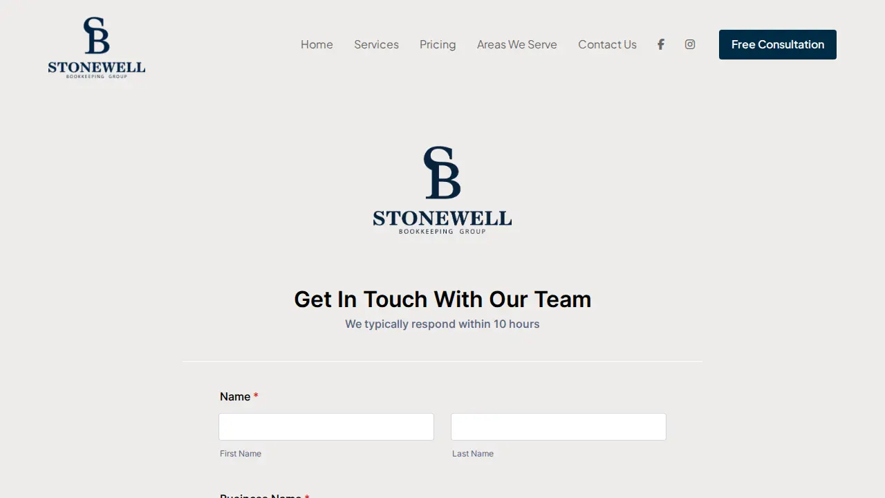 Stonewell Bookkeeping® Denver page