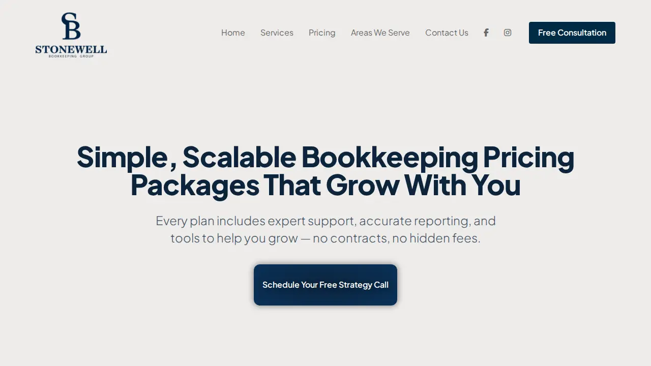 Stonewell Bookkeeping® Denver page