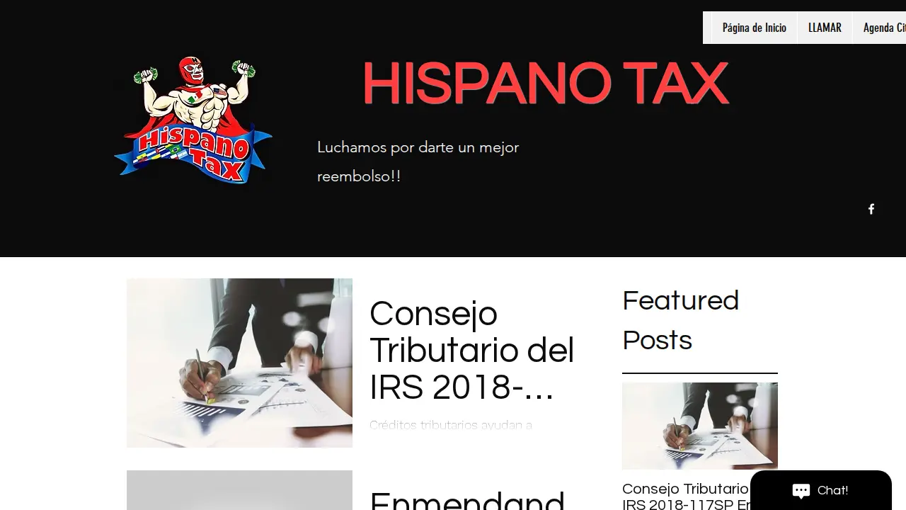 Hispano Tax page