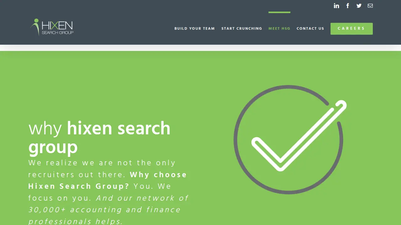 Hixen Search Group page