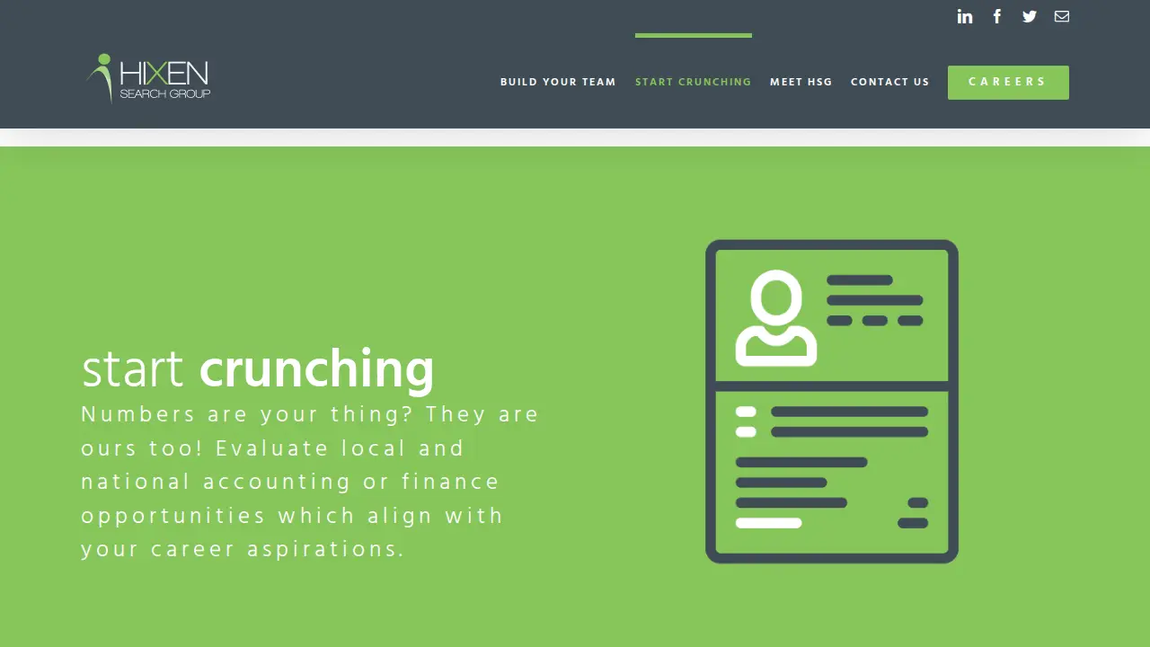 Hixen Search Group page
