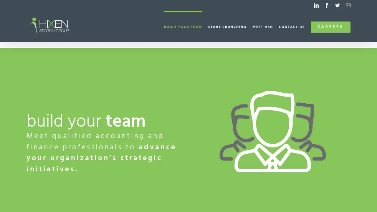 Hixen Search Group page