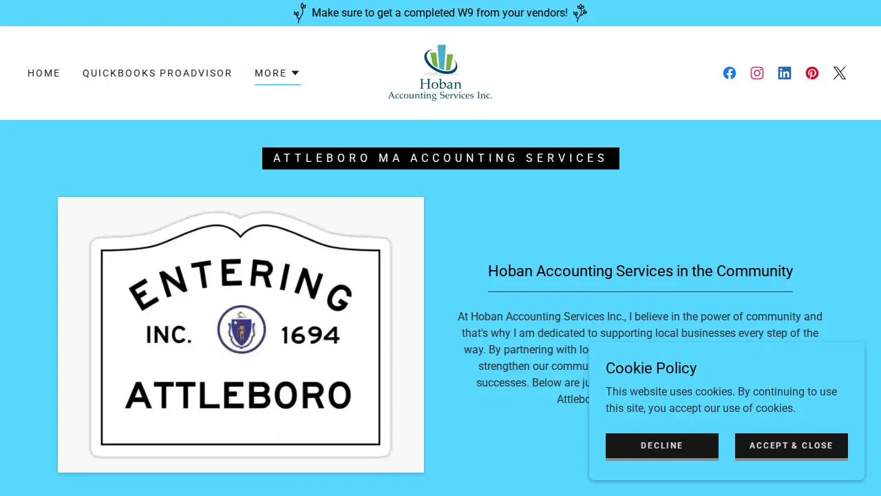 Hoban Accounting Services Inc. page