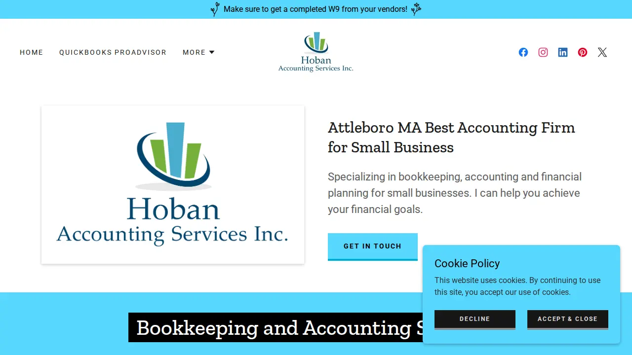 Hoban Accounting Services Inc. page