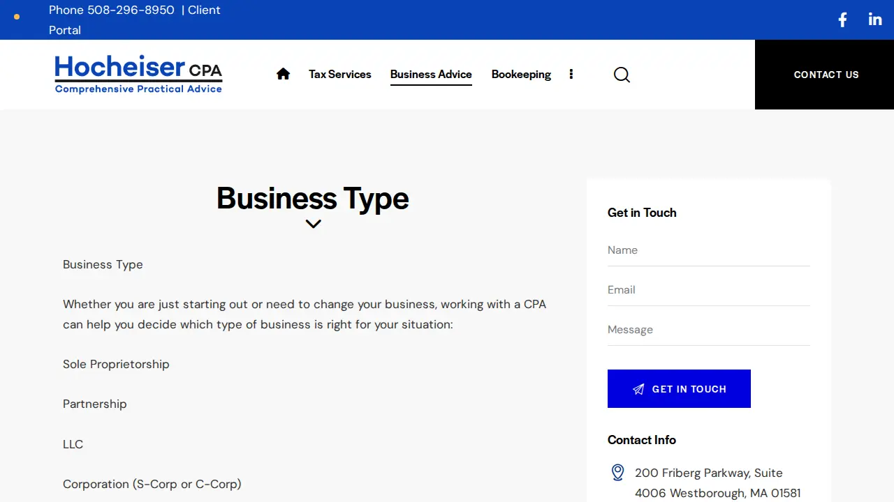 Hocheiser CPA page