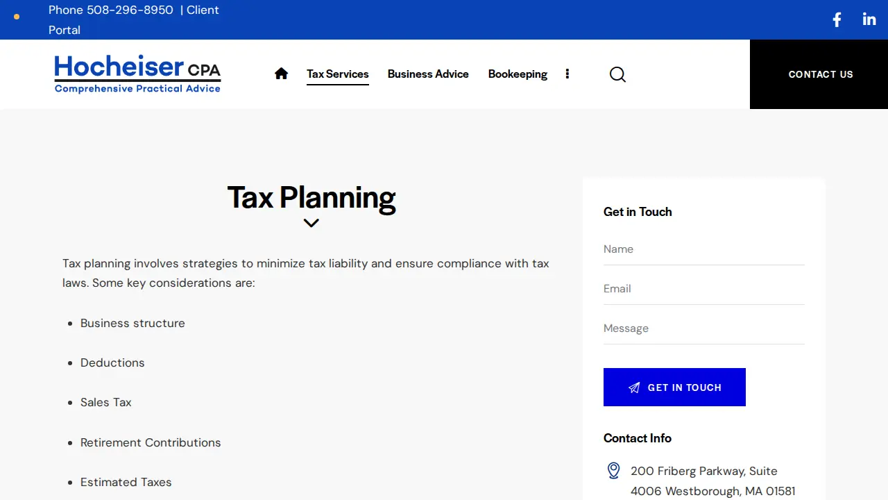 Hocheiser CPA page