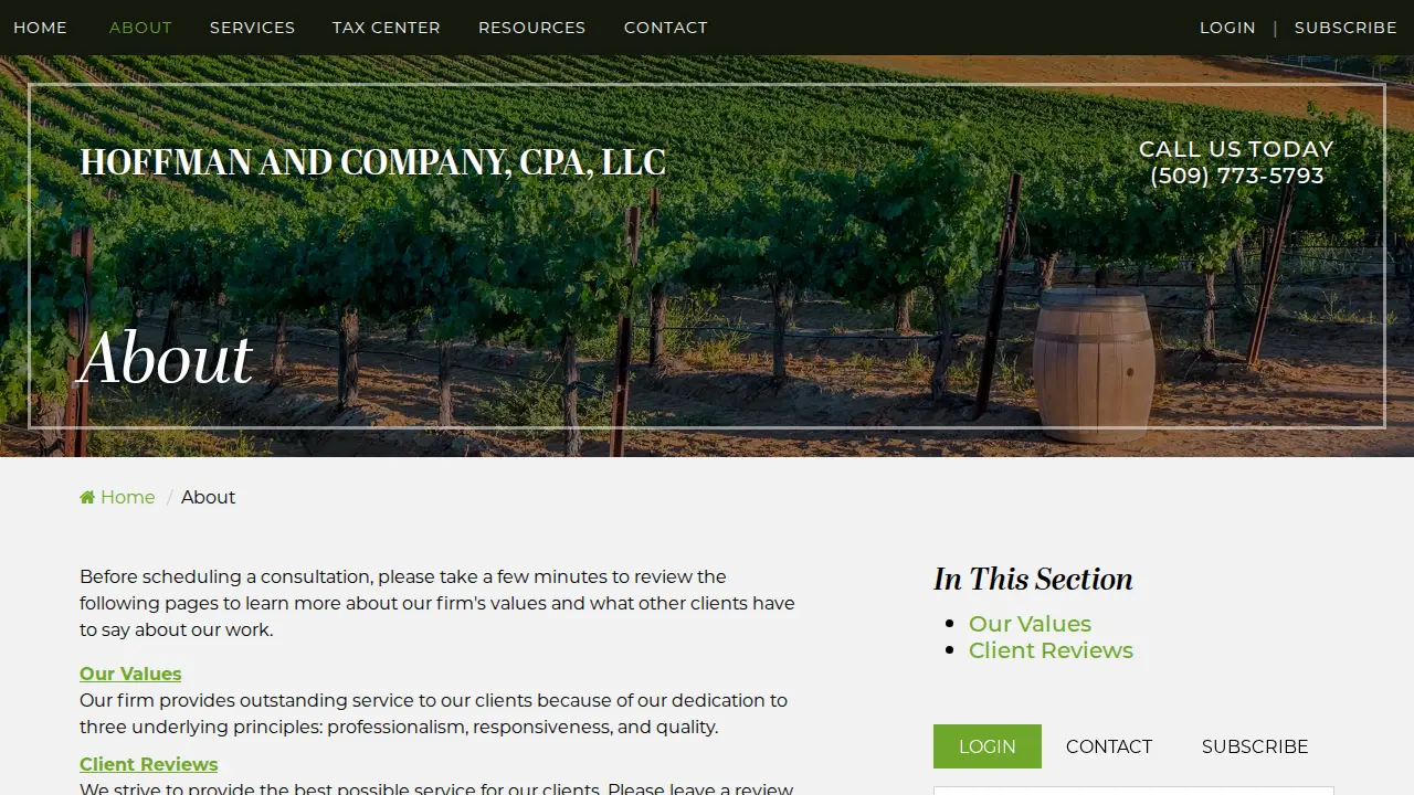 Hoffman & Company CPA LLC page