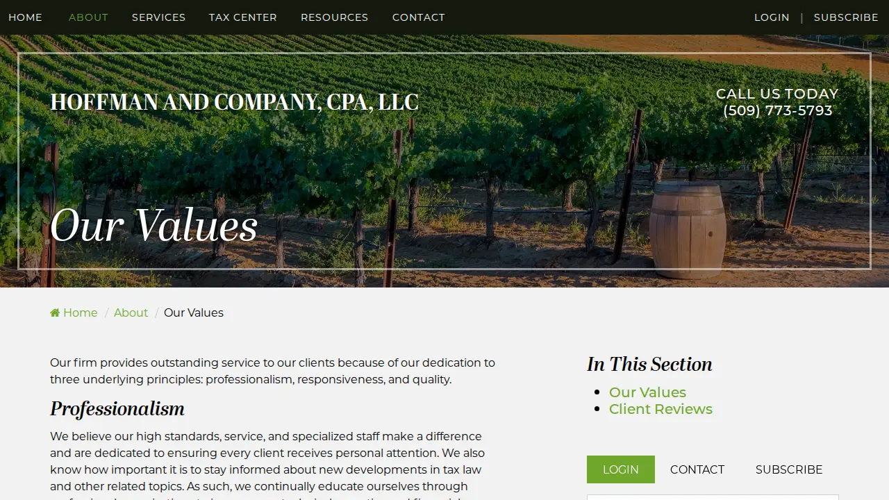 Hoffman & Company CPA LLC page