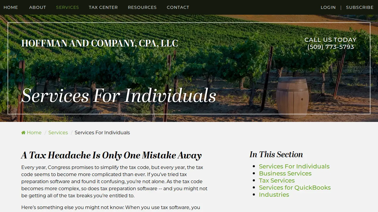Hoffman & Company CPA LLC page