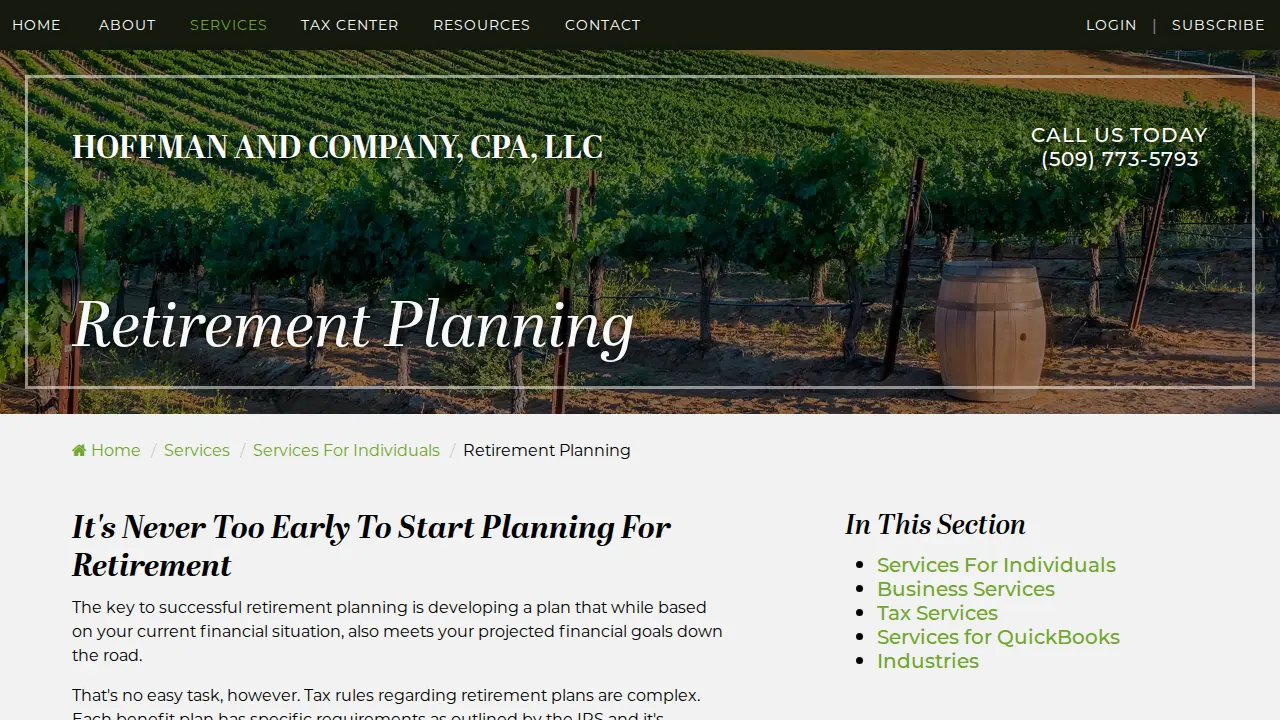 Hoffman & Company CPA LLC page