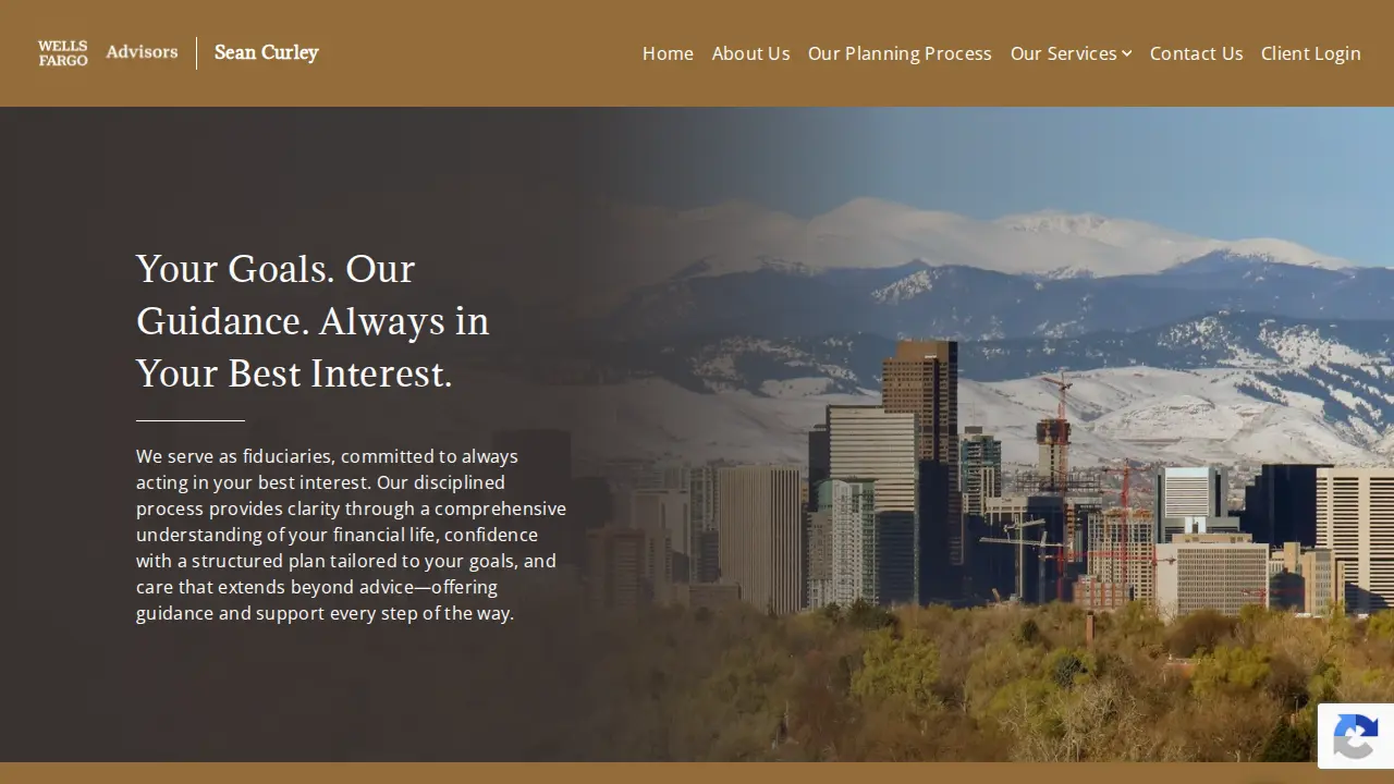Wells Fargo Advisors page