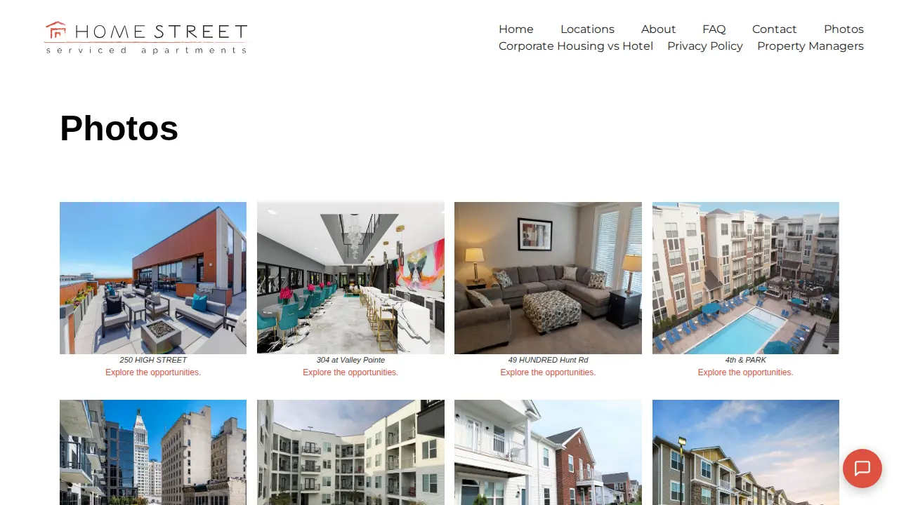 Home Street Serviced Apartments page