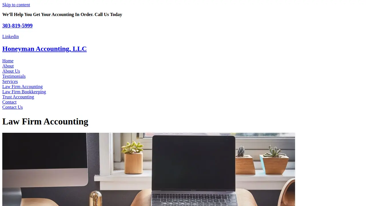 Honeyman Accounting, LLC page