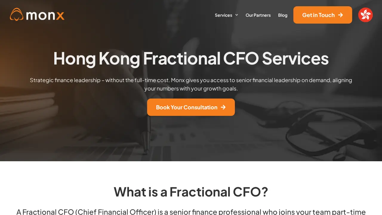 Monx Hong Kong page