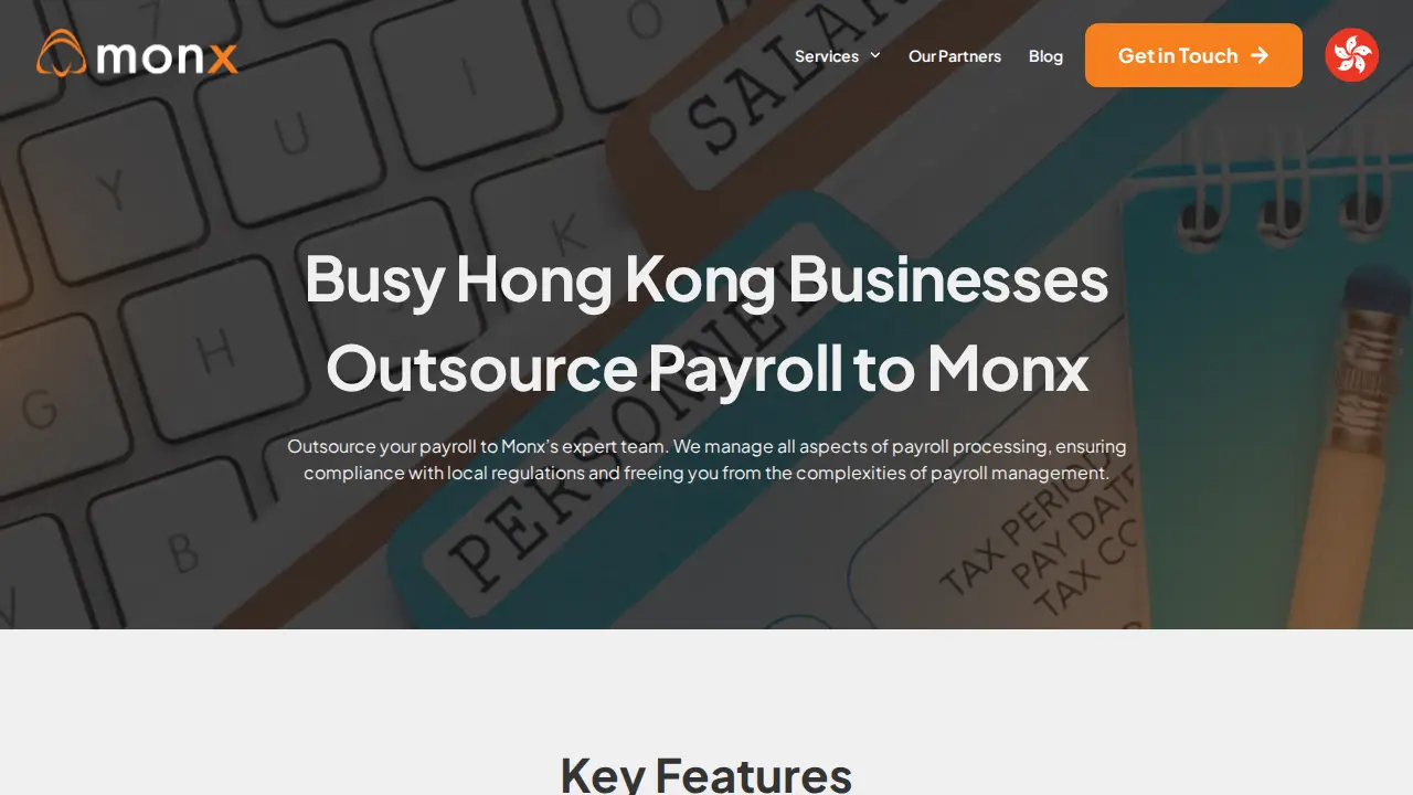Monx Hong Kong page