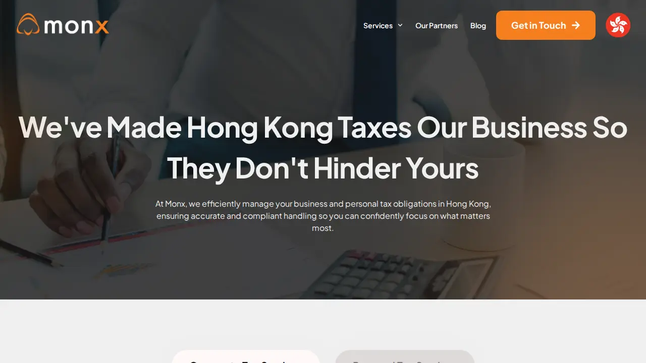 Monx Hong Kong page