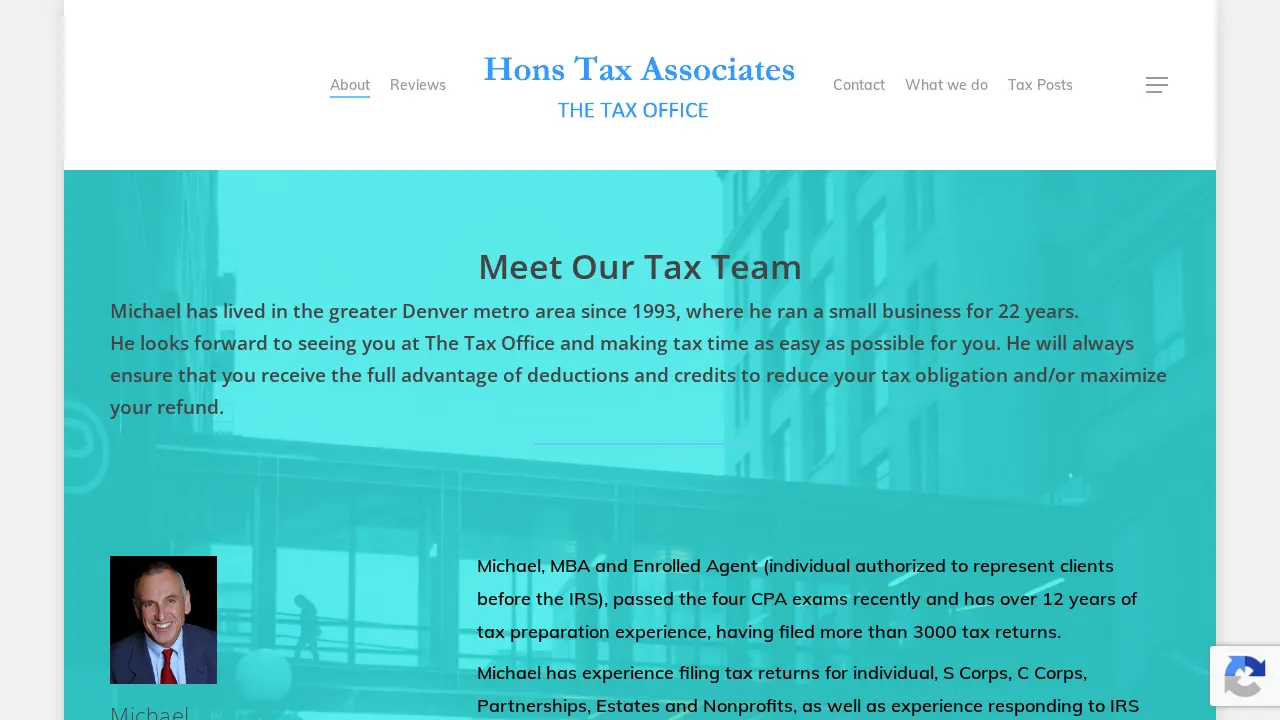 Hons Tax Associates page