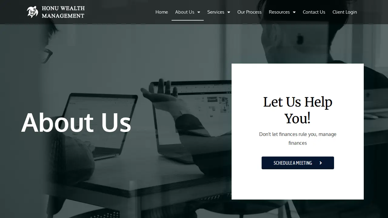 Honu Wealth Management page