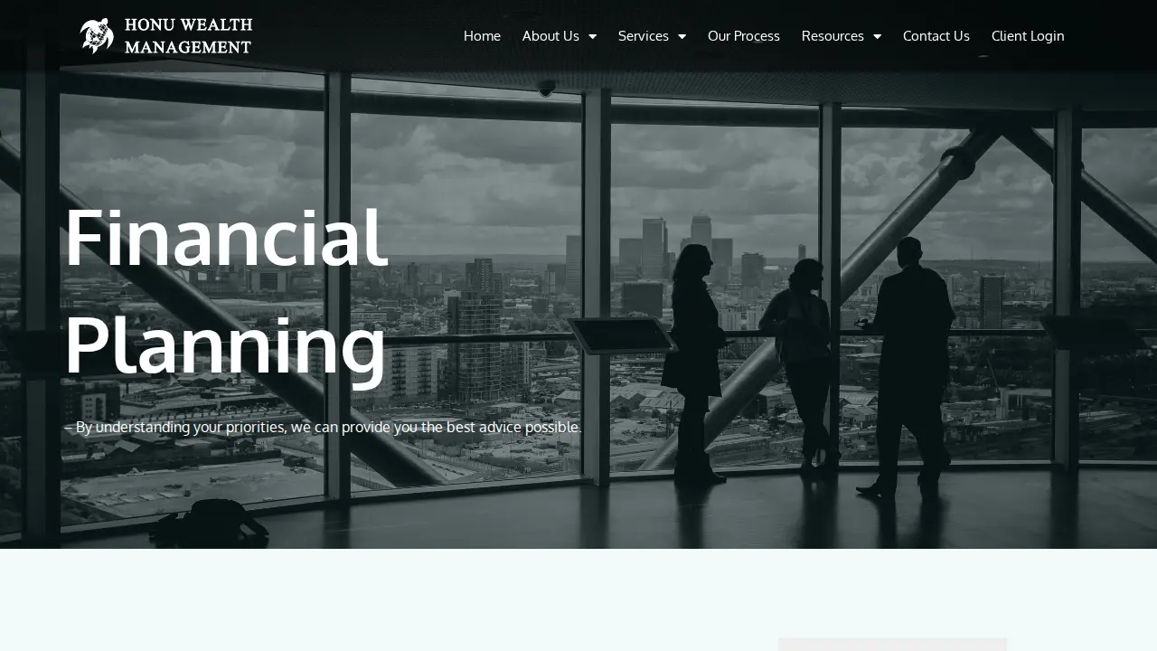 Honu Wealth Management page