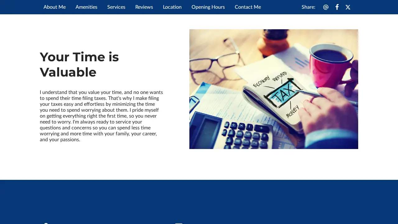 Hope Tax Services page