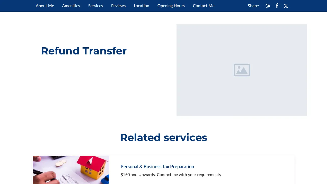 Hope Tax Services page