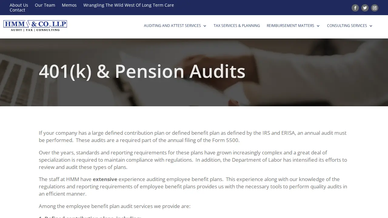 HMM & CO., LLP page