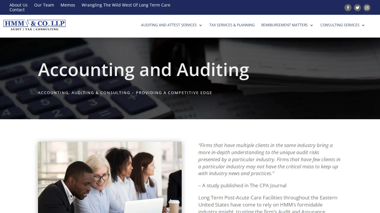 HMM & CO., LLP page