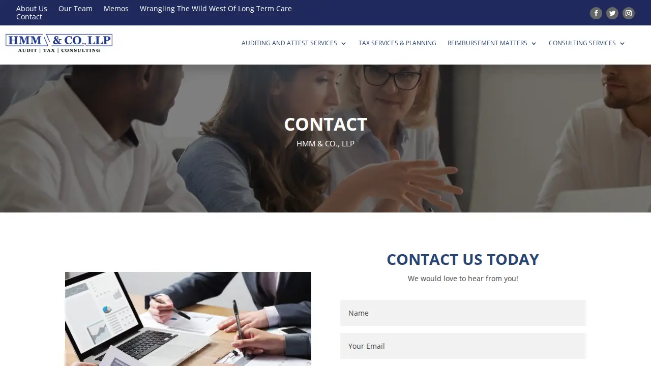 HMM & CO., LLP page