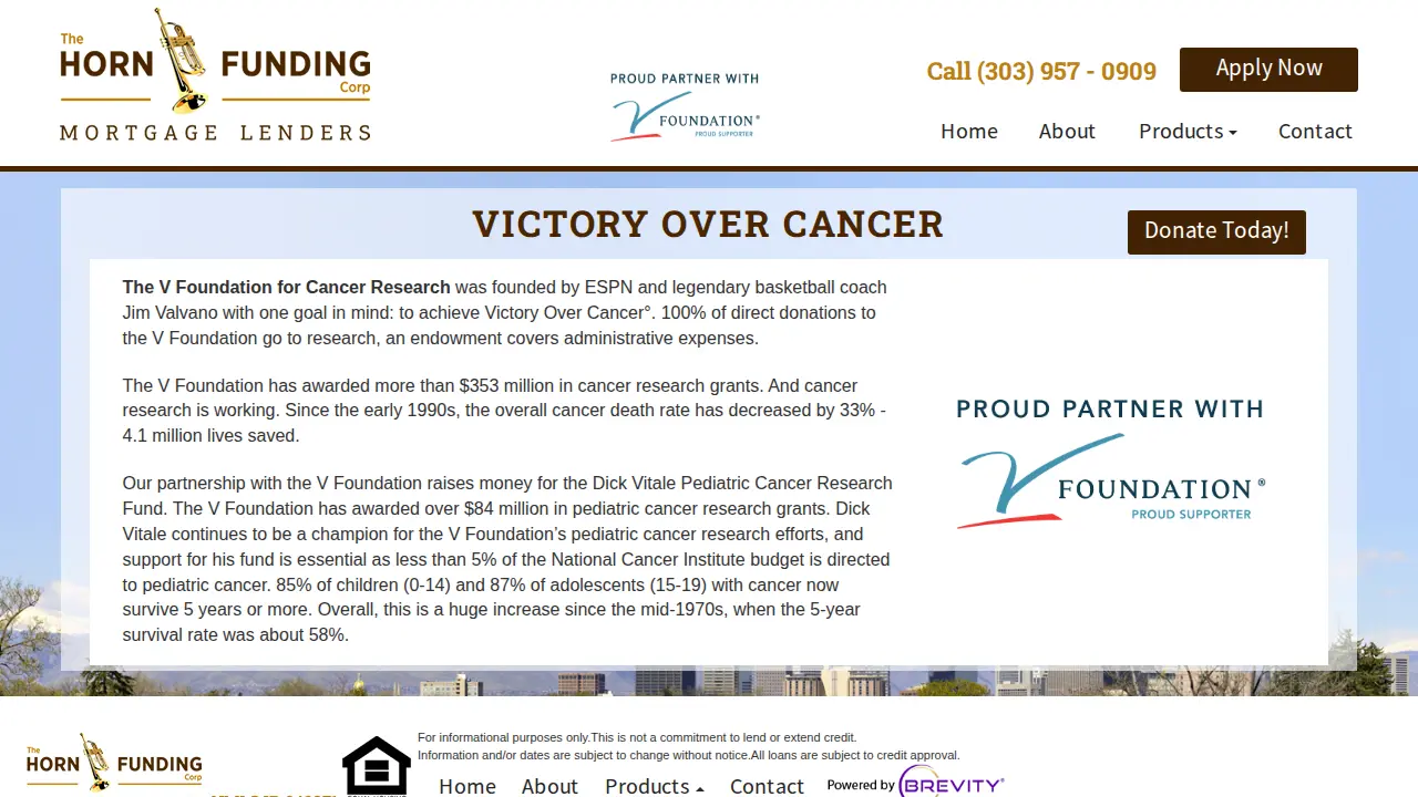 The Horn Funding Corp page