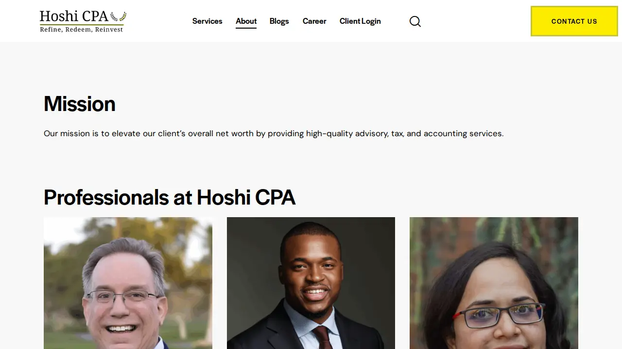 Hoshi CPA page