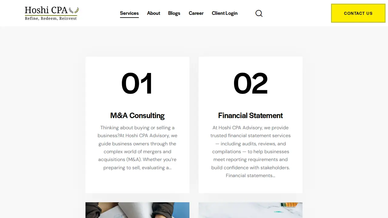 Hoshi CPA page