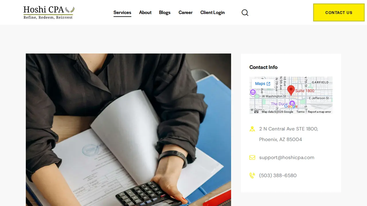 Hoshi CPA page